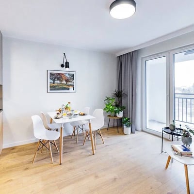 Аренда стильной 2-комнатной квартиры, 42 м², во Вроцлаве, Польша